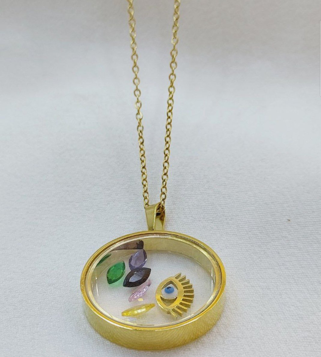 MJ Lucky Charm Pendant Necklace