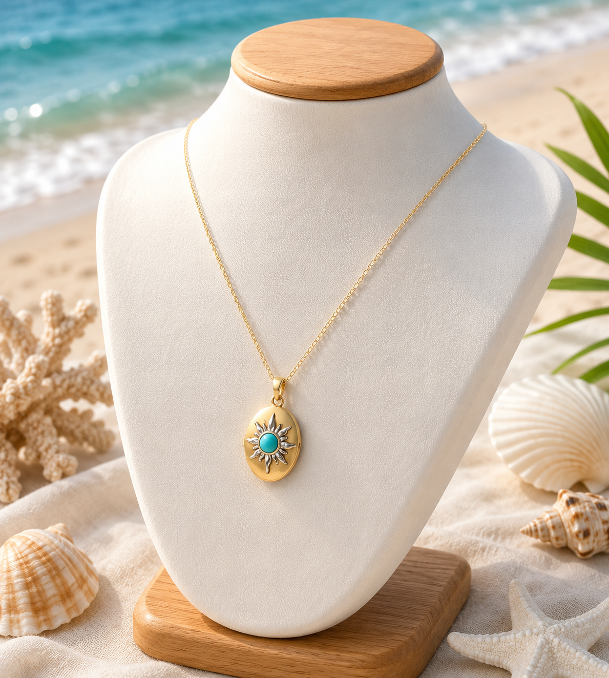 MJ Aqua Necklace