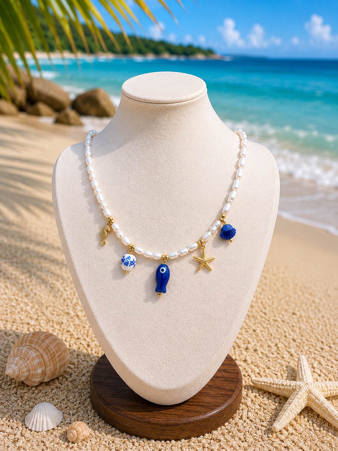 MJ Pearla Ocean Necklace