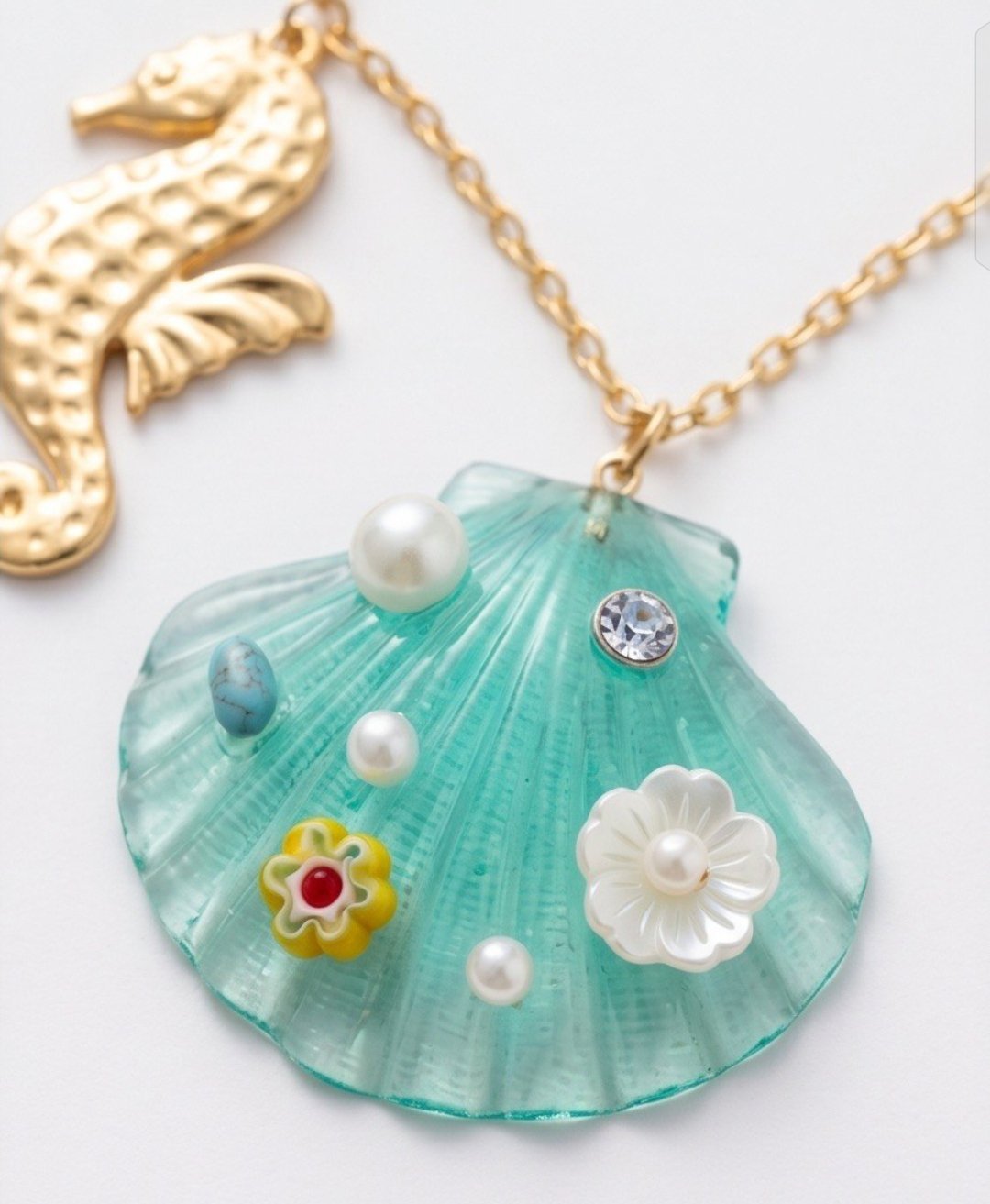 MJ Mermaid Treasure Necklace - Image 3