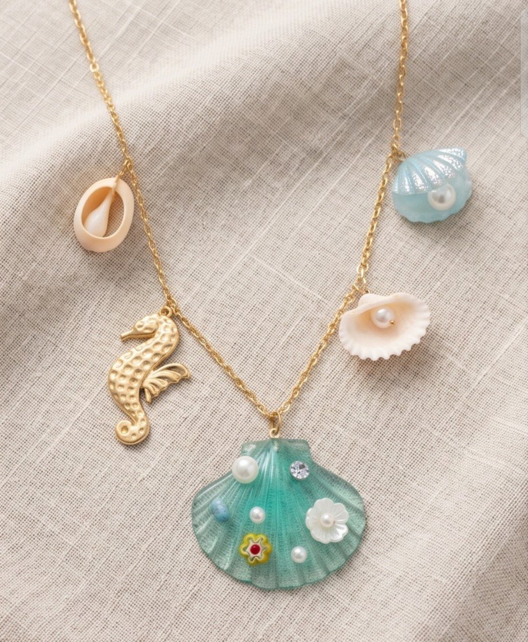 MJ Mermaid Treasure Necklace - Image 2