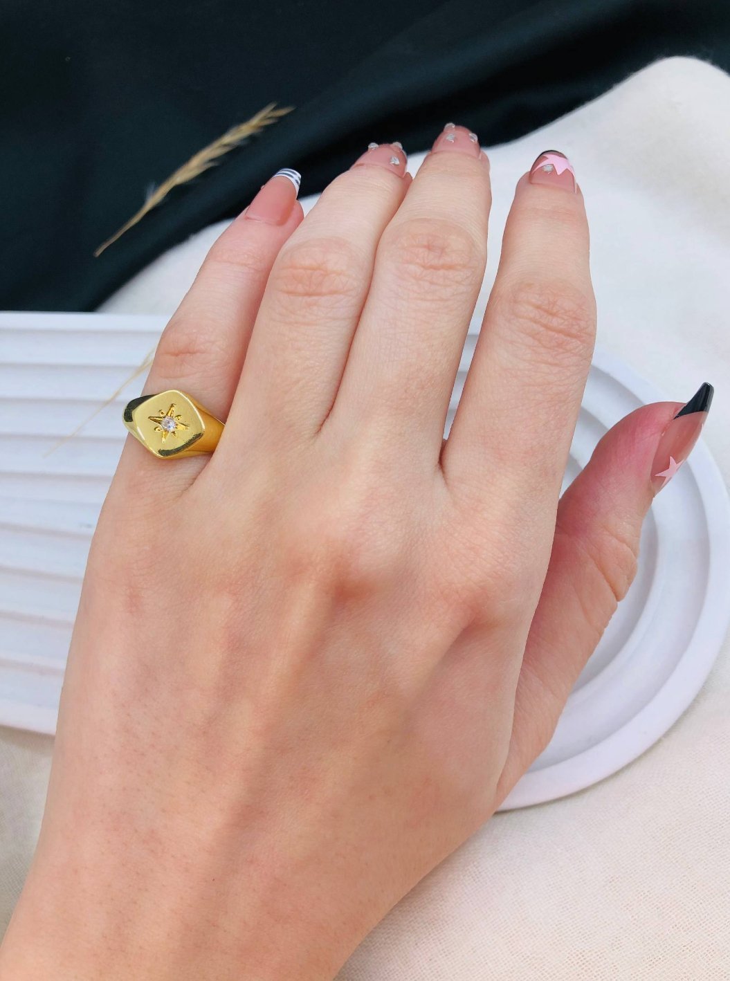MJ Gold-Plated Pinky Ring (14)