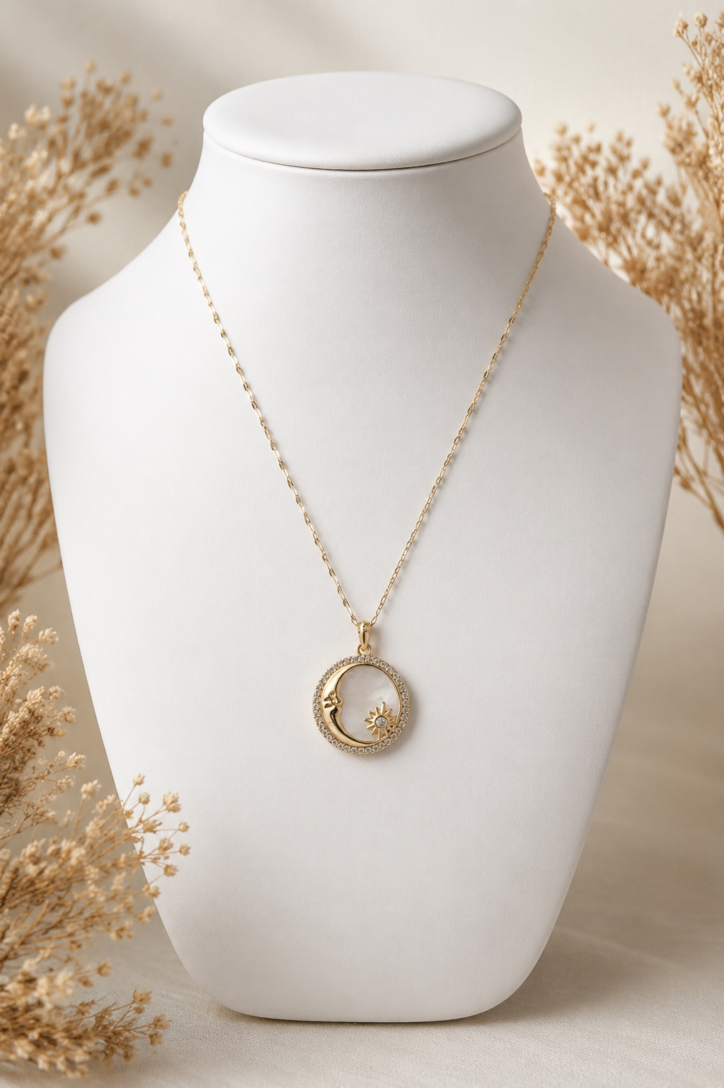 MJ Celestial Moon Necklace