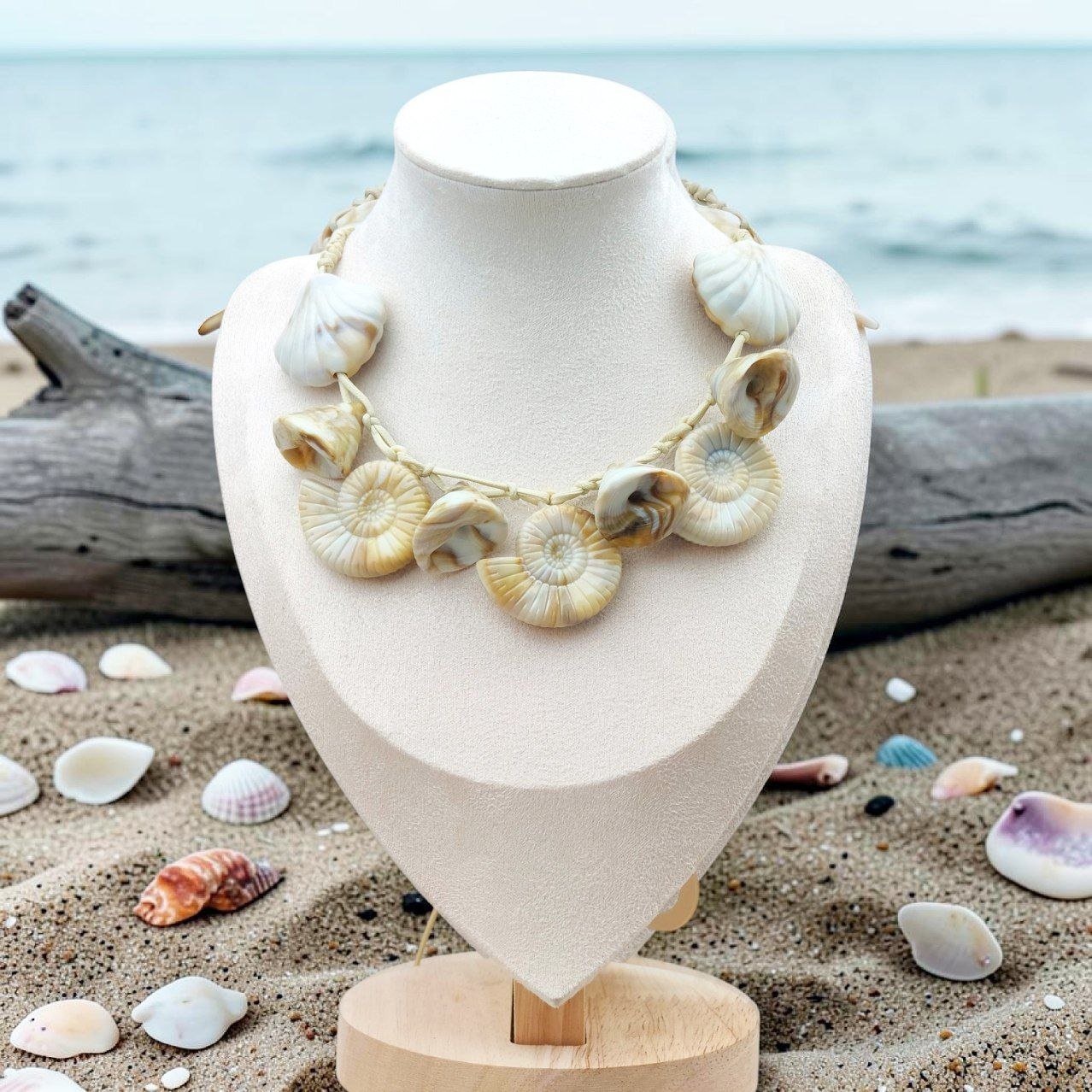 MJ Signature "Acrylic" Coastal Slider Necklace